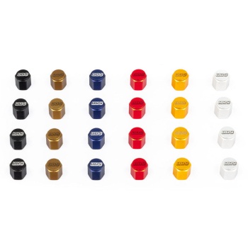 BBS Metal Valve Stem Cap Set