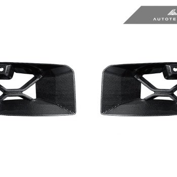 AutoTecknic G87 M2 Dry Carbon Podium Front Bumper Lower Vent Set