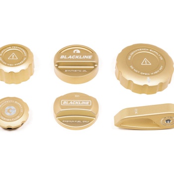 Goldenwrench Blackline Performance BMW M Car (S55) CCB Gold Cap Complete Set