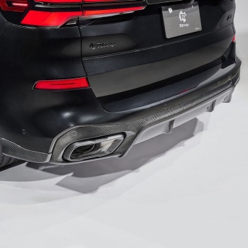 3D Design G05 X5 LCI Carbon Rear Diffuser Set