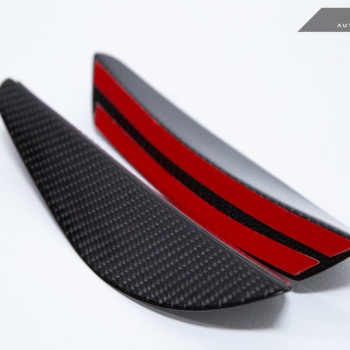 AutoTecknic E9X M3 Dry Carbon Front Bumper Canard Set