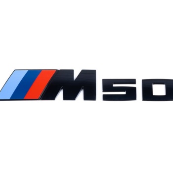 BMW G26 i4 M50 Trunk Emblem - Gloss Black