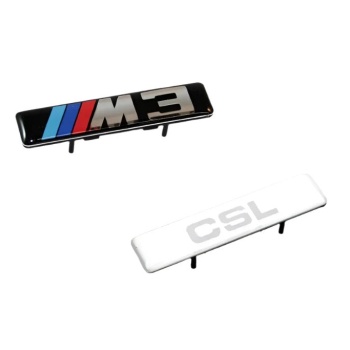 BMW E46 M3 / M3 CSL Side Grille Emblem Set