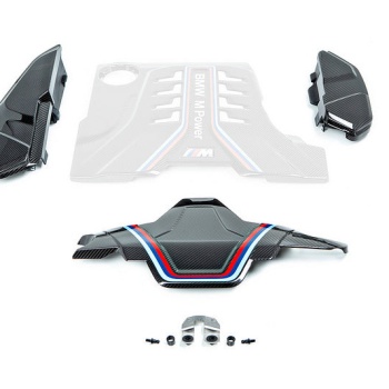 BMW M Performance F90 M5 / F91 F92 F93 M8 Carbon Engine Cover Extension Set