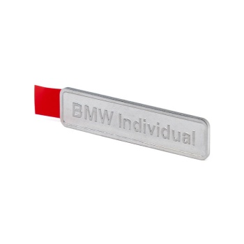 BMW Individual Metallic Adhesive Emblem
