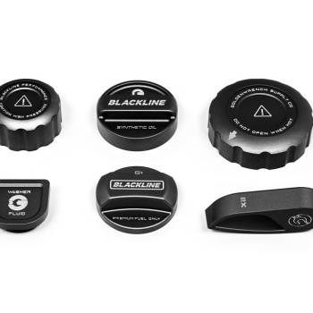 Goldenwrench Blackline Performance BMW M Car (S58) Frozen Black Cap Complete Set