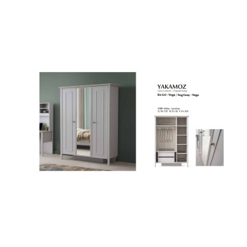 YAKAMOZ 3 KAPAKLI DOLAP