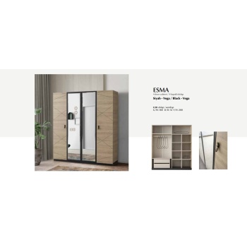 ESMA 4 KAPAKLI DOLAP