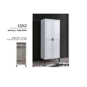 ÇİZGİ 2 KAPAKLI DOLAP