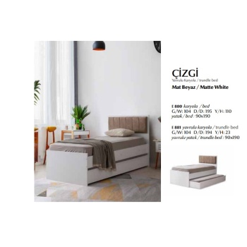 ÇİZGİ YAVRULU KARYOLA