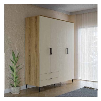 PABLO 4 KAPAKLI ÇEKMECELİ DOLAP