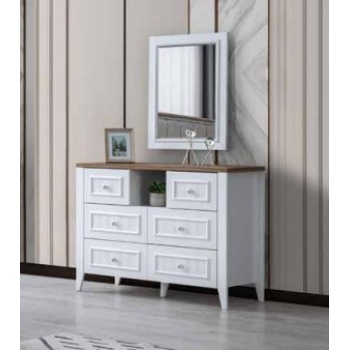 E941 YALI ŞİFONYER BEYAZ/A.ÇAM