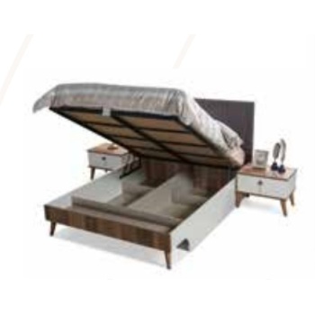 E904 EFSANE  BAZA 150*200  KREM / CEVİZ