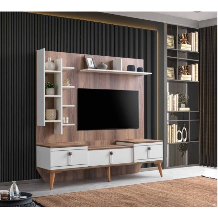 E905 EFSANE TV SEHPASI KREM/CEVİZ
