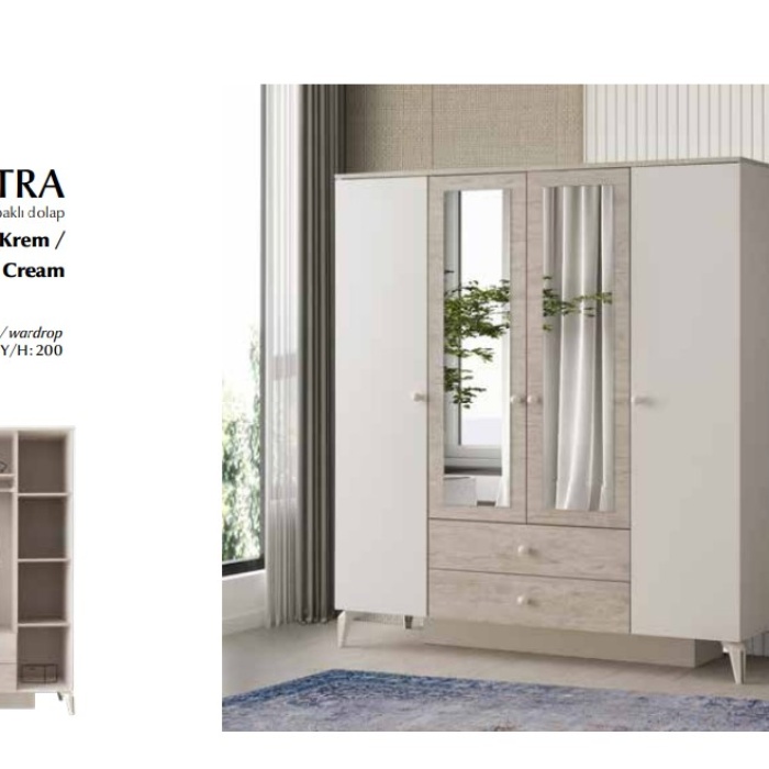 PETRA 4 KAPAKLI DOLAP