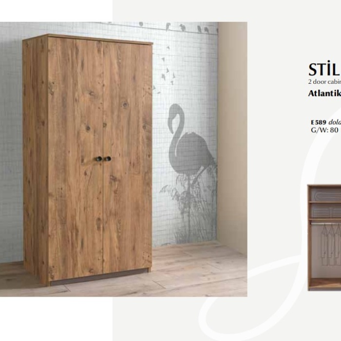 STİL 2 KAPAKLI DOLAP