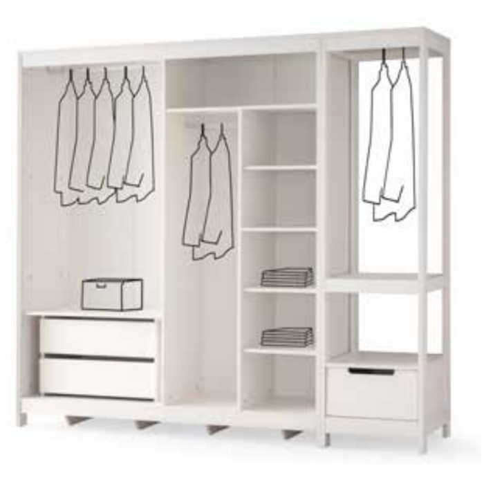 MOTTO 4 KAPAKLI DOLAP