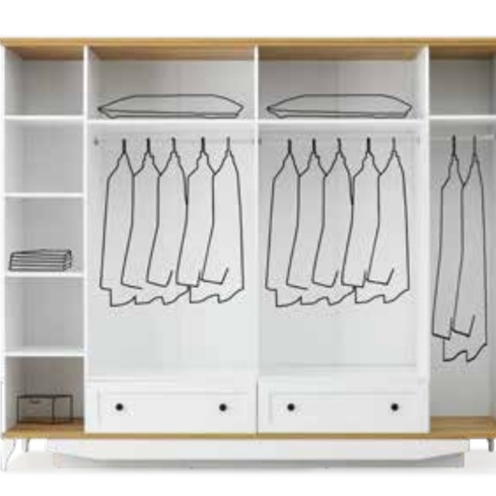 POLKA 6 KAPAKLI DOLAP