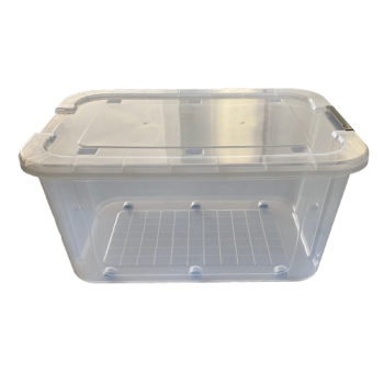 80 LT YATAY KİLİTLİ SAKLAMA KABI (HOBI-0409) (SNMZ) KL 6 ADET