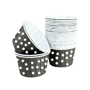 MUFFİN KEK KAPSÜLÜ SİYAH PUANTİYE30*50 AD KL 1500 ADET
