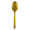 Gold Parti Lüx Plastik Kaşık 25li Paket - Koli İçi 80 Paket