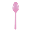 Pembe Parti Lüx Plastik Kaşık 25li Paket - Koli İçi 80 Paket