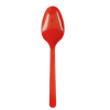 Kırmızı Parti Lüx Plastik Kaşık 25li Paket - Koli İçi 80 Paket