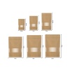 13x22 ,5 CM PENCERELİ KRAFT DOYPACK PAKET 100 ADET