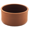 2000 ML TOPRAK KASE 19*10 CM İÇİ KAHVERENGİ SIRLI (VIA)
