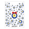 26*38 CM TAKVİYELİ POŞET NAZAR DESEN 2011 NO:2 20*50 AD KL 1000 ADET