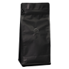 10*23*7 MAT SİYAH METALİZE FLAT BOTTOM + VALF DOYPACK
