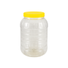 4,5 LT PET KAVANOZ ŞEFFAF + KAPAK (SARI) PK 21 ADET