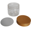 500 ML PET KAVANOZ SİLİNDİR 104*89,4MM-Ø100+KAPAK+FOLYO (TKNPT) PK 50 ADET