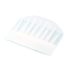 23 CM AŞÇI KEPİ BEYAZ (25*20 AD)(K023) KL 500 ADET