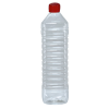 1000 ML PET ŞİŞE (KARE) ŞEFFAF  TNÇ - 28 MM KAPAK TNÇ (KIRMIZI) PK 100 ADET