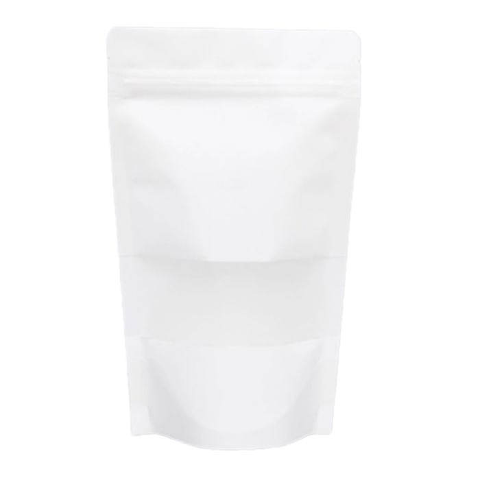 16*27 CM KUŞE BEYAZ PENCERELİ KRAFT DOYPACK PAKET 100 ADET - KOLİ İÇİ  3000 ADET