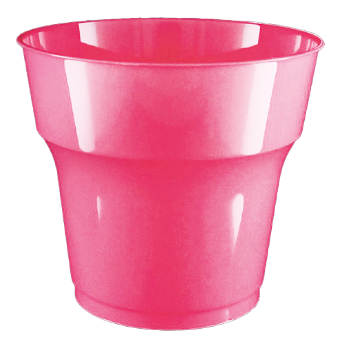 Pembe Kristal Parti Bardağı 25li Paket - Koli İçi 40 Paket