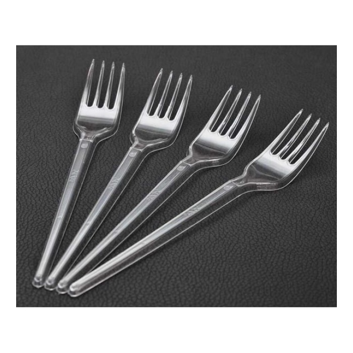 Kristal Plastik Lüx Çatal 50li Paket