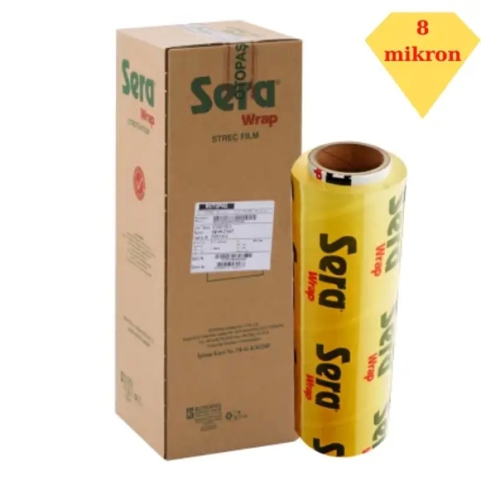 45x1500 mt 8 Micron Sera Wrap Streç Film