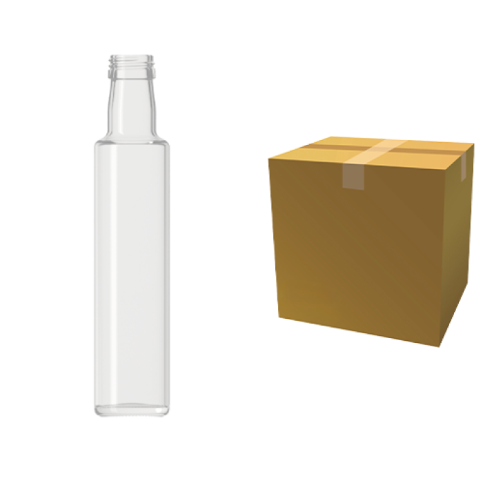 250 ML CAM ŞİŞE PP31 RENKSİZ DORİCA (ŞŞC 121125) KL 63 ADET