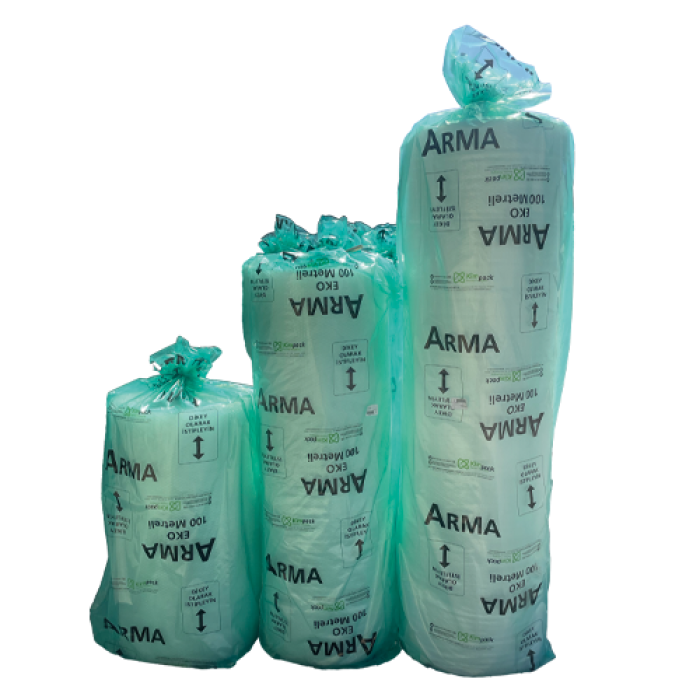 150 CM*100 MT KÜÇÜK BALONLU NAYLON EKO 55 GR (RULO/ADET)