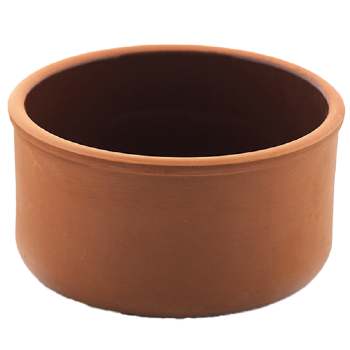 2000 ML TOPRAK KASE 19*10 CM İÇİ KAHVERENGİ SIRLI (VIA)