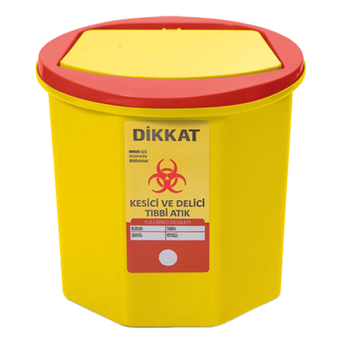 5 LT TIBBİ ATIK KOVASI (TAK 3205) ADET