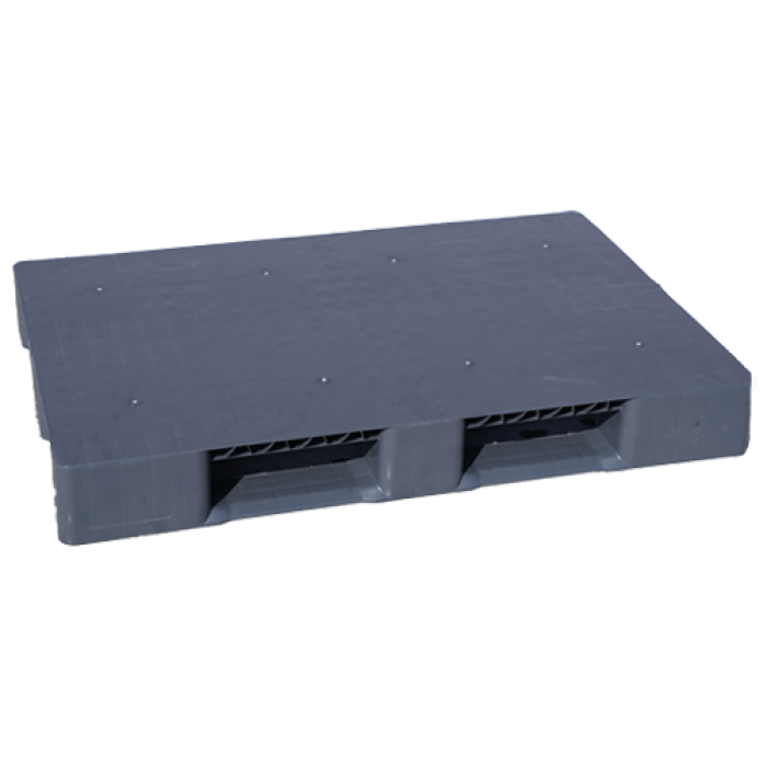 80*120 PLASTİK PALET ÜZERİ KAPALI GRİ EKO (EMA) ADET