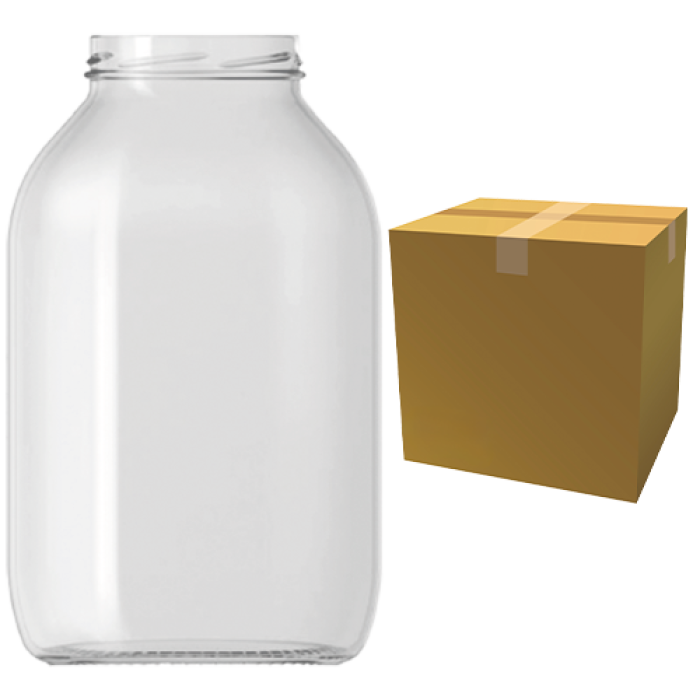 5000 ML CAM KAVANOZ T0100 RENKSİZ (ŞŞC 180499) KL 9 ADET