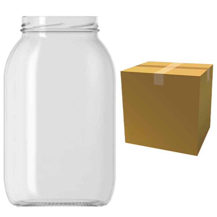 3000 ML CAM KAVANOZ T0100 RENKSİZ (ŞŞC 177499) KL 8 ADET