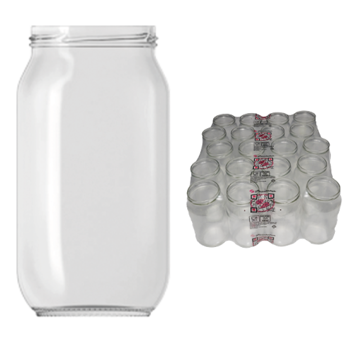 1000 ML CAM KAVANOZ SİLİNDİR (ŞŞC 103599) ORJ PK 20 ADET