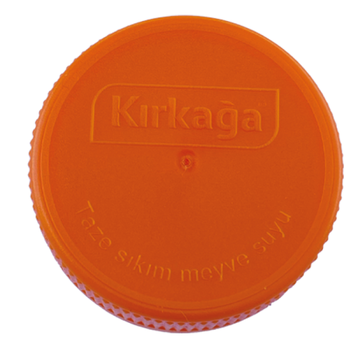 38 MM PET ŞİŞE KAPAK TURUNCU KIRKAĞA LOGOLU (PKSN) KL 3500 ADET