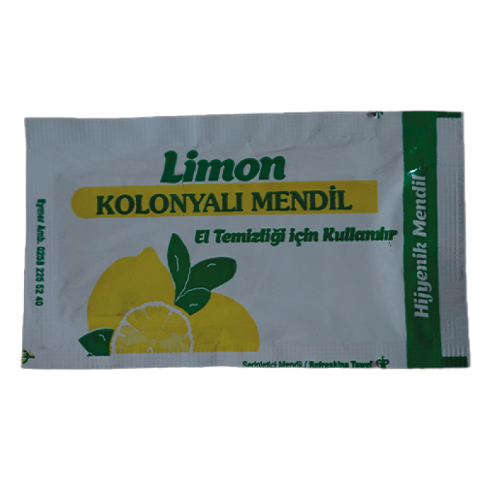 6*10 LİMONLU ISLAK MENDİL EKSTRA EYMR KL 1000 ADET