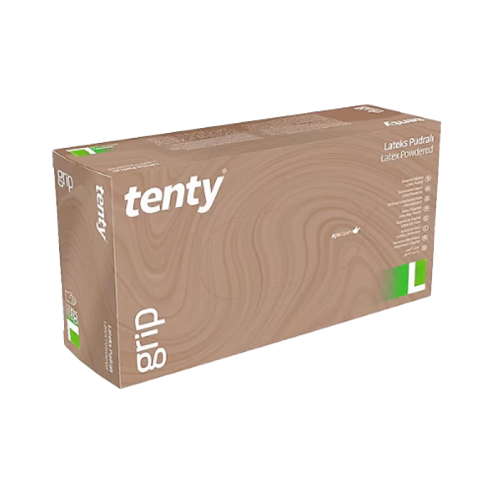 TENTYT GRİP A+LATEKS PUDRALI MUAYENE ELDİVENİ L KL 20 PAKET